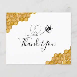 BUDGET Brautparty Honeycomb Danke Karte