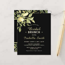 Budget Bridal Brunch Black Lemons Grüne