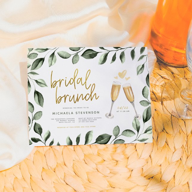 Budget Bridal Brunch Champagne & Eukalyptus (Von Creator hochgeladen)