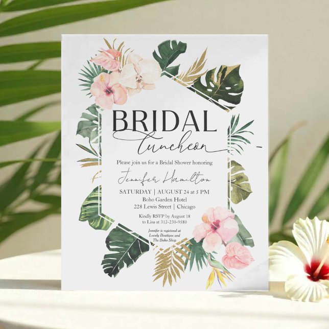 Budget Bridal Luncheon Bridal Dusche Einladung (Von Creator hochgeladen)