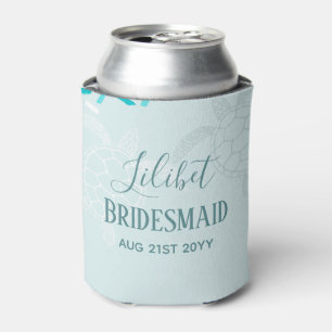 BUDGET Bridesmaid Brautparty gibt SEA TURTLES Dosenkühler