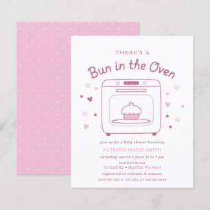 Budget-Brötchen-im-Ofen Rosa Baby Girl Babyparty