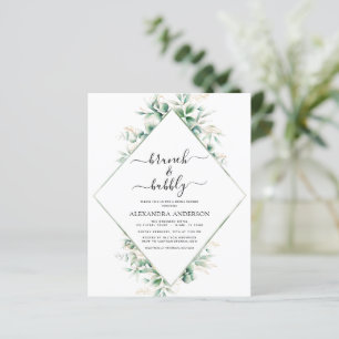 Budget Brunch & Bubbly Brautparty Greenery