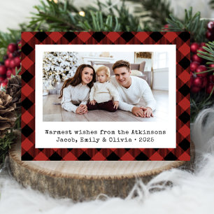 Budget Buffalo Kariertes Foto Red Black Holiday Ca