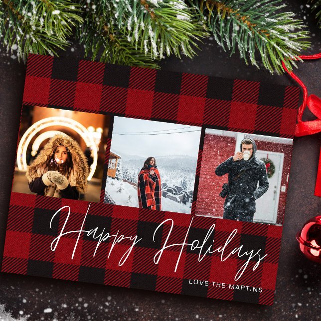 Budget Buffalo Karo 3 Foto Happy Holidays Flyer (Von Creator hochgeladen)