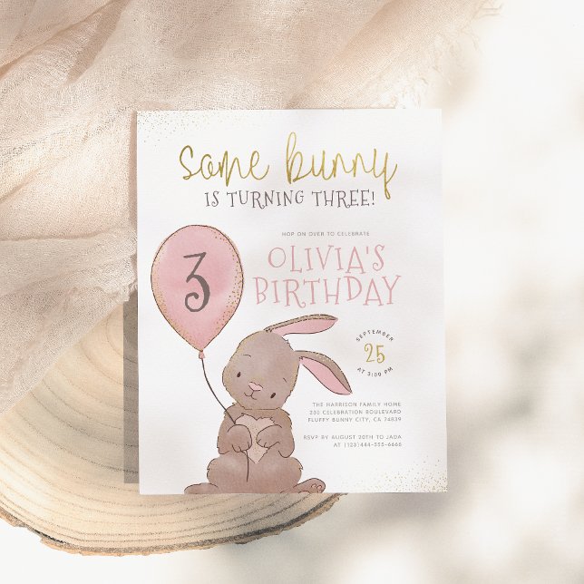 Budget Bunny Wunny Pink & Gold Geburtstagsparty (Von Creator hochgeladen)