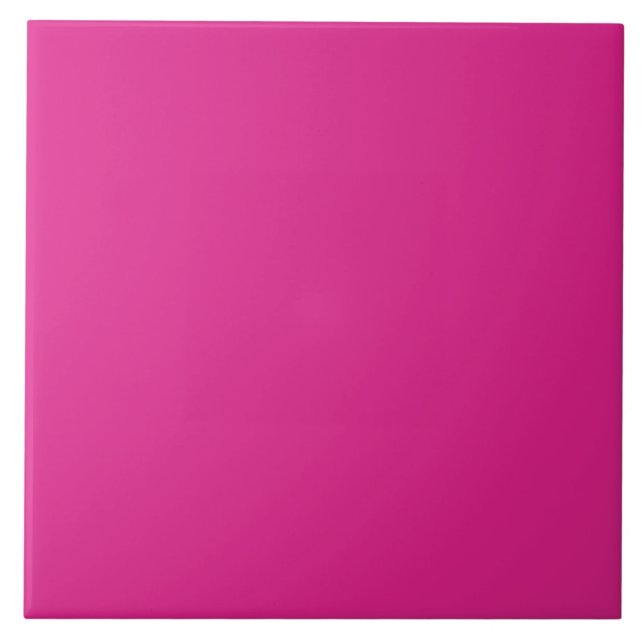 BUDGET CERISE PINK Moderne Core Wedding Fliese (Vorderseite)