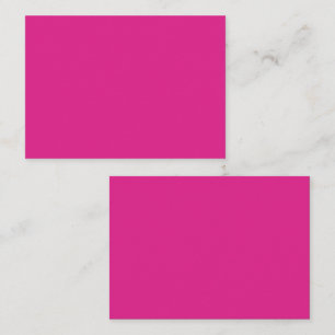 BUDGET CERISE PINK Moderne Core Wedding Visitenkarte