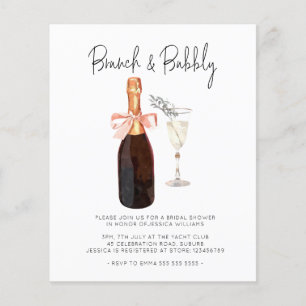 Budget Champagner-Brunch & Sprudelndes Brautjungfe Flyer
