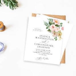 Budget Champagner & Pink Floral Wedding