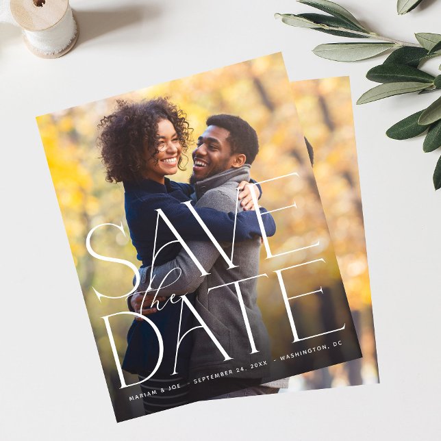 Budget Chic Foto Grand Save the Date (Von Creator hochgeladen)