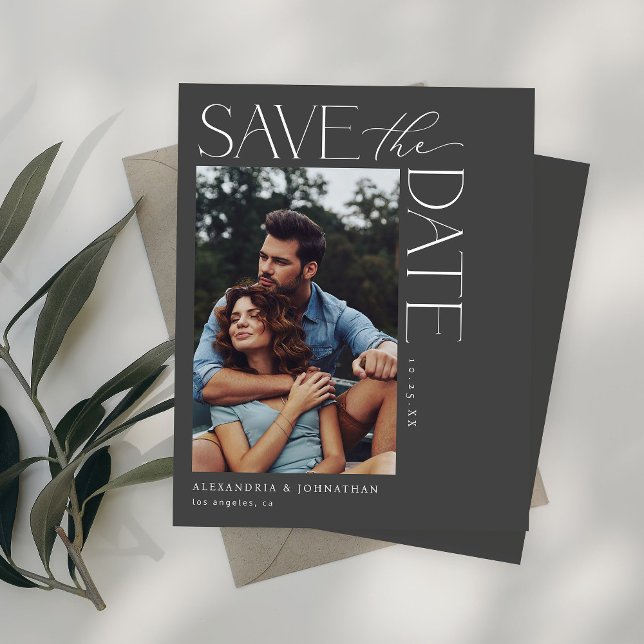 Budget Chic Stilvolles Mod-Foto Save the Date 2 DG (Von Creator hochgeladen)