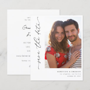 Budget Chic Stilvolles Mod-Foto Save the Date 5