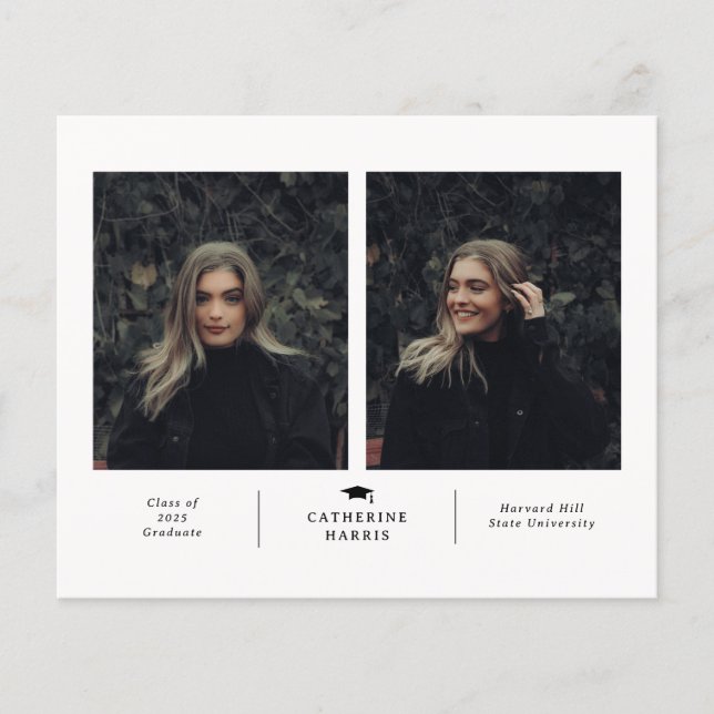 Budget Chic und stilvoller Foto Abschluss (Vorderseite)