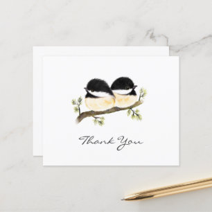 Budget Chickadees Bird Toutes les occasions Carte 