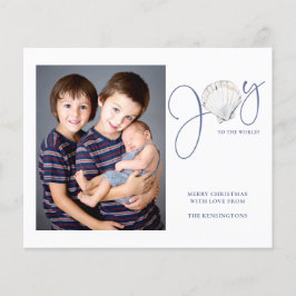 Budget Christmas Joy Seashell Holiday Foto