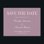 Budget Classic Dusty Save the Date Lila Postkarte<br><div class="desc">Budget Classic Dusty Lila Save the Date Postkarte</div>