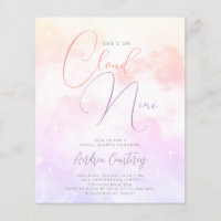 Budget Cloud Nine Dreamy Pastel Wolken und Sterne