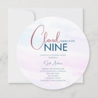 Budget Cloud Nine Modernes Blue Pink Brautparty