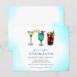 Budget Cocktail-Party Einladungen