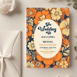 Budget Colorful Modern Groovy Retro 70er Floral We Flyer