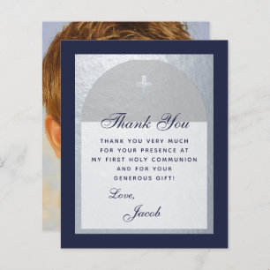 Budget Communion Marine Blue Silver Carte de remer