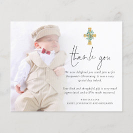 Budget Cross Foto Christening Taufe Vielen Dank
