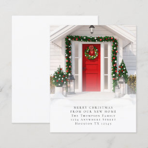 BUDGET Custom Foto Frohe Weihnachten neue Zuhause