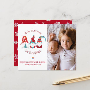 Budget Cute Nain pour les vacances Carte de photo