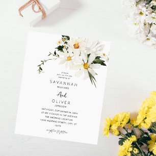 Budget Daisy Weiße Blumen V2 Flyer