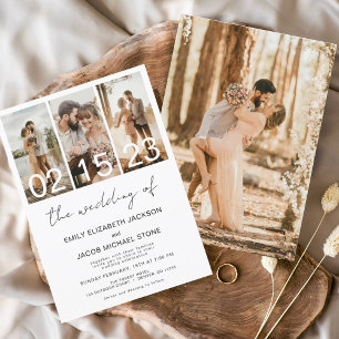 Budget Die Hochzeit von Foto Einfach Minimalistisc