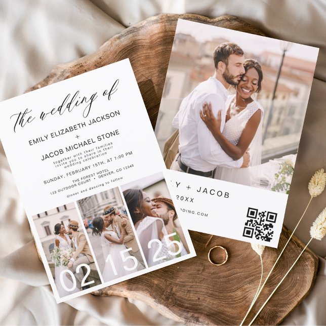 Budget Die Hochzeit von Minimalistischem QR-Code S (Von Creator hochgeladen)