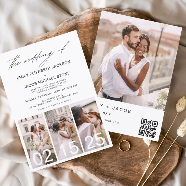 Budget Die Hochzeit von Minimalistischem QR-Code S (Von Creator hochgeladen)