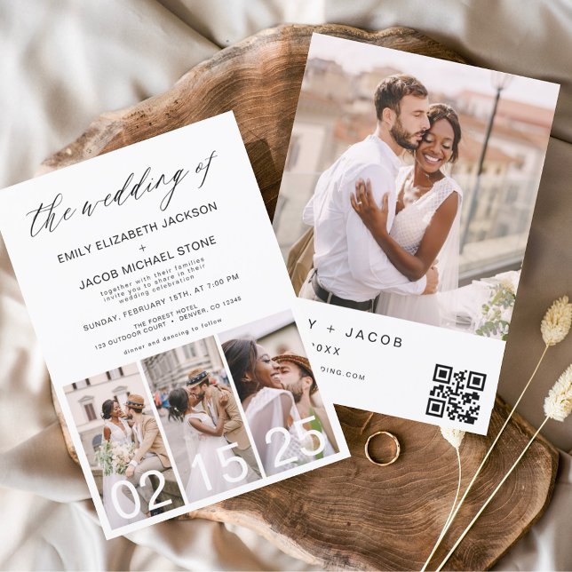 Budget Die Hochzeit von Minimalistischem QR-Code S (Von Creator hochgeladen)