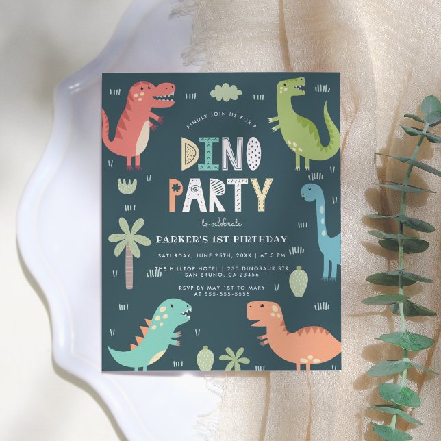 Budget Dino Party | Niedliche Dinosaurier Erster G (Von Creator hochgeladen)