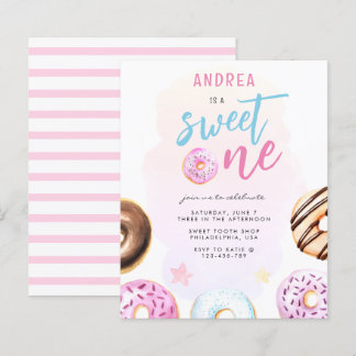 Budget Donut Sweet One Girl Erster Geburtstag