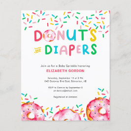 Budget Donuts & Windeln Baby Sprinkle farbig