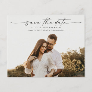 Budget Drehbuch Foto Hochzeit Save the Date Karten