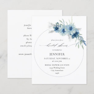 Budget Dusty Blue Boho Blumenring Brautparty