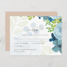 Budget Dusty Blue Floral Wedding