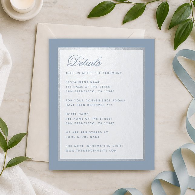 Budget Dusty Blue Imitats Silver Wedding Details C (Von Creator hochgeladen)