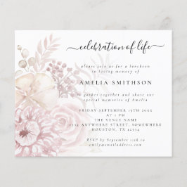 Budget Dusty Pink Blumenfeier