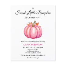 Budget Eine kleine Pumpkin Girl Babydusche laden e