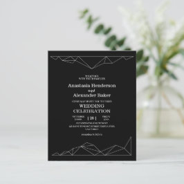 Budget Einfache Hochzeitseinladung.