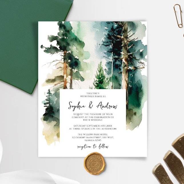 Budget Elegance Forest Wedding (Von Creator hochgeladen)