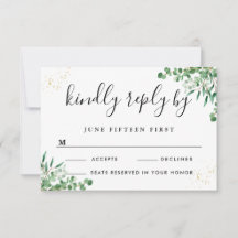 Budget Elegant Eukalyptus Verlasst Grüne Hochzeit