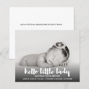 Budget Elegant Hallo kleines Lady Foto