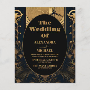 Budget Elegante Art-Déco-Hochzeit