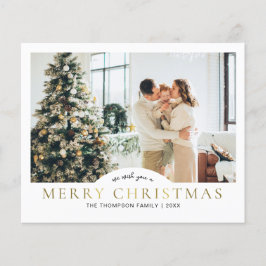 BUDGET Elegante Classic Gold Frohe Weihnachten Fot