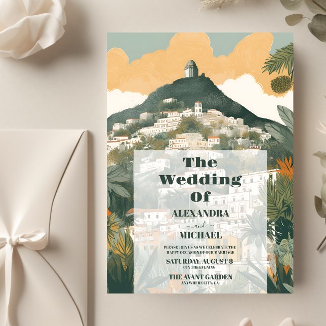 Budget Elegante Italien Capri Hochzeit in Urlaubso Flyer (Von Creator hochgeladen)